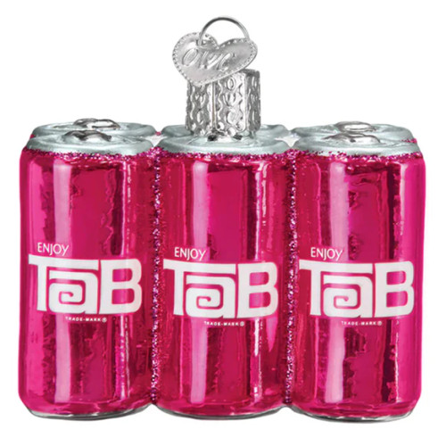 TAB SODA SIX PACK ORNAMENT - 32637