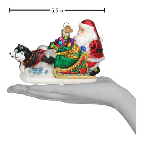 SANTA'S DOG SLED ORNAMENT - 40338