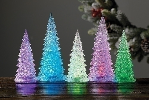 SET OF 5 LED MULTI TREES - 137600