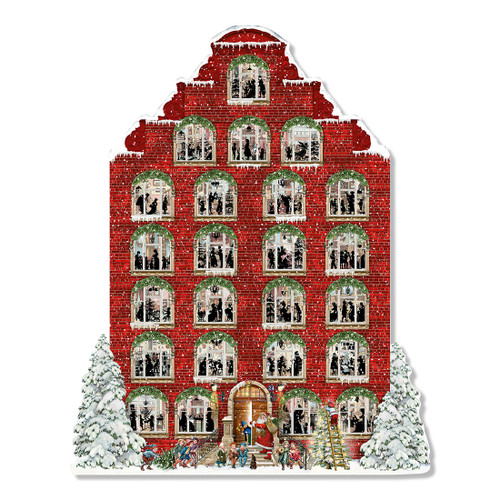 NOSTALGIC CHRISTMAS HOUSE WITH 24 POP-UP SCENES ADVENT CALENDAR - 95515