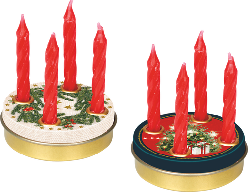 MINI ADVENT WREATH - 18936