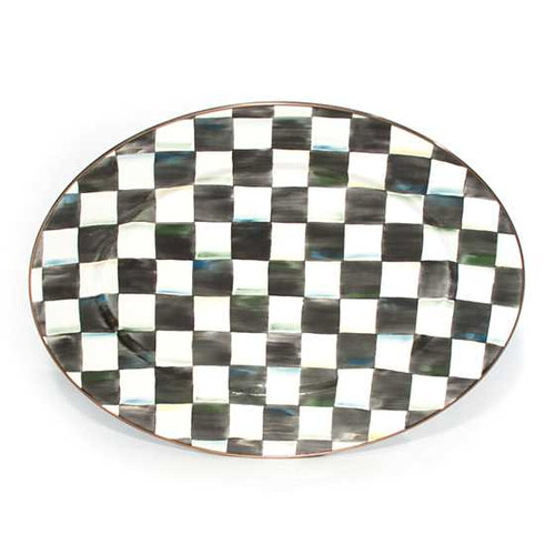 COURTLY CHECK MEDIUM OVAL PLATTER - 89271-40