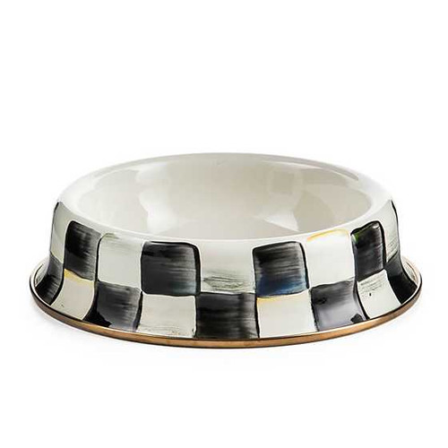 COURTLY CHECK CAT DISH - 89703-40 COURTLY CHECK CAT DISH - 89703-40