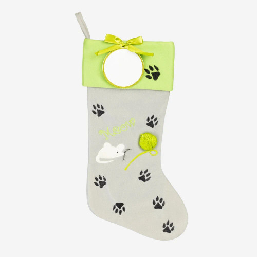 KITTY PAWS STOCKING ORNAMENT - PBS135 KP KITTY PAWS STOCKING ORNAMENT - PBS135 KP