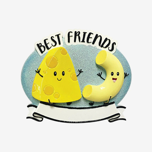 MAC AND CHEESE BEST FRIENDS ORNAMENT - OR2146 MAC AND CHEESE BEST FRIENDS ORNAMENT - OR2146