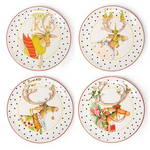 DASH AWAY DESSERT PLATES - SET OF 4 - 08-41081 DASH AWAY DESSERT PLATES - SET OF 4 - 08-41081