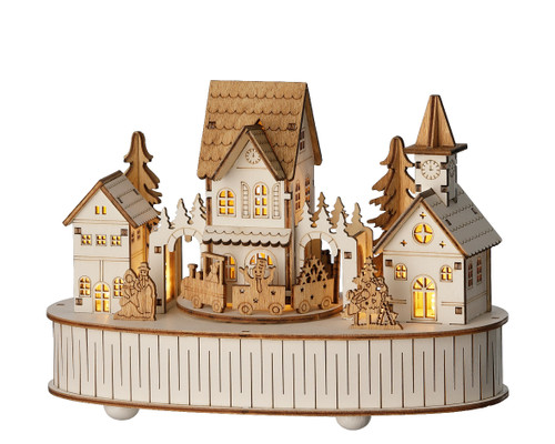 LED VILLAGE WITH CHURCH - 487718