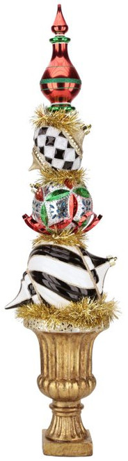 CHRISTMAS FINIAL URN 37" - 32-45714