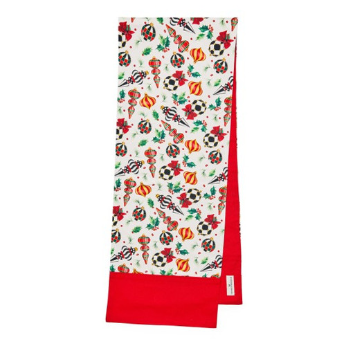 DECK THE HALLS TABLE RUNNER - 14"X72" - 72401-084 DECK THE HALLS TABLE RUNNER - 14"X72" - 72401-084
