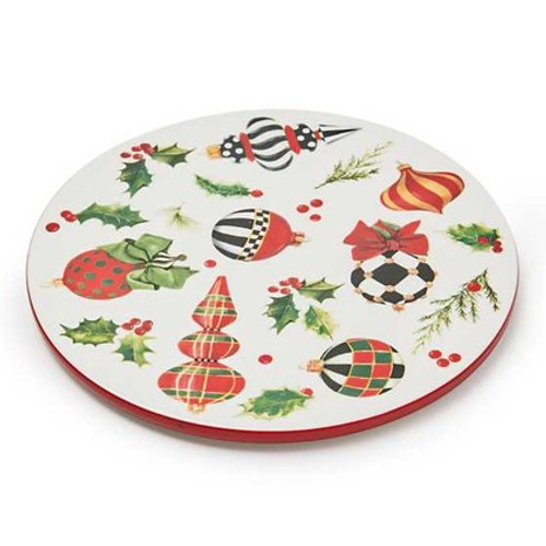DECK THE HALLS ROUND TRIVET - 41811-2133