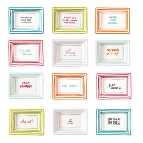 PETITE PORCELAIN WISE SAYING TRAY - 51360