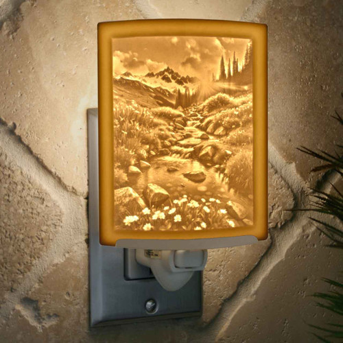 ALPINE DAYBREAK CURVED NIGHT LIGHT - NR358