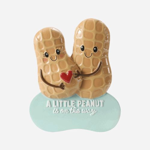 PEANUT COUPLE A LITTLE PEANUT IS ON THE WAY ORNAMENT - OR2924