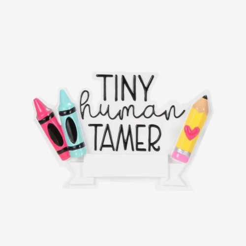 DAY CARE TINY HUMAN TRAINER ORNAMENT - OR2743