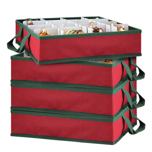 ORNAMENT STORAGE BOX - STORES 64 3" ORNAMENTS - 14359