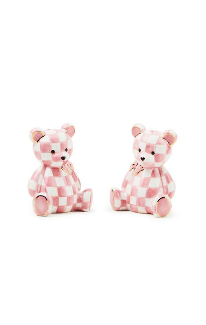 ROSY BEAR SET OF 2 SALT AND PEPPER SHAKERS - 35514-2400 ROSY BEAR SET OF 2 SALT AND PEPPER SHAKERS - 35514-2400