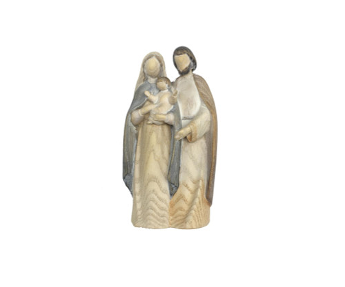 DOLFI ITALIAN HAND-CARVED HOLY FAMILY FIGURE ASH WOOD - 188560012EEC