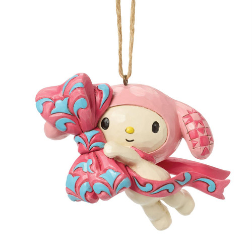 MY MELODY PINK BOW ORNAMENT - JIM SHORE - 6017564