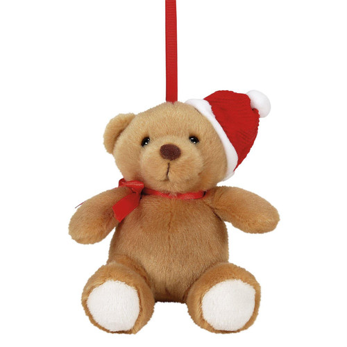 CINNAMON HOLLY JOLLY TEDDY BEAR ORNAMENT - 6017999