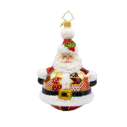 QUILTED JOLLY CLAUS - 1022466