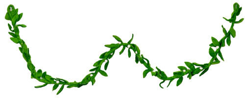 6' FELT MISTLETOE GARLAND - FG218