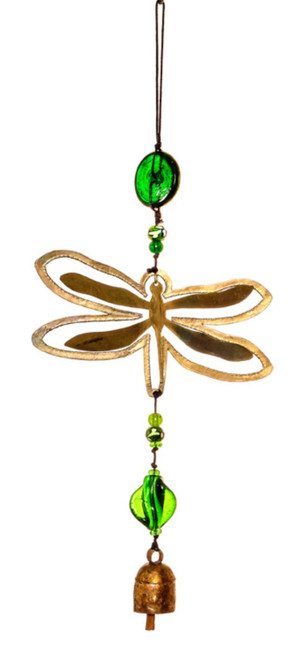 DOUBLE TROUBLE DRAGONFLY BEADS AND BELL - MBH-709