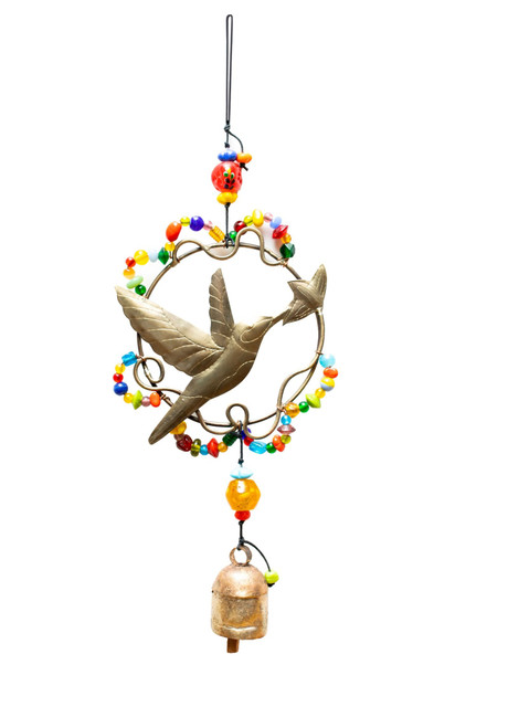 HUMMINGBIRD PARADISE BEADS AND BELL - MBH-888