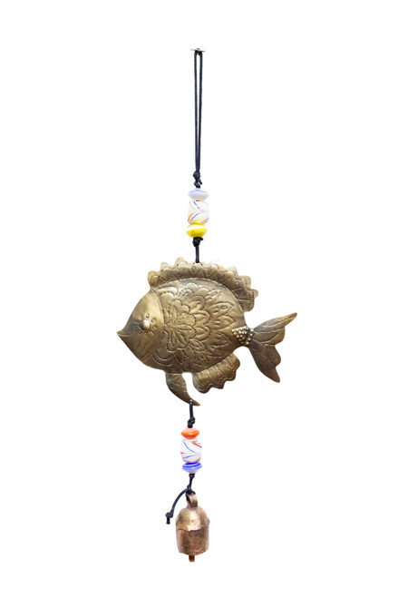HAPPY FLOWERY FISH BEADS AND BELL - MBH-998