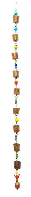 THE CUP SHAPE RAIN CHAIN BEADS AND BELL - MLD-259