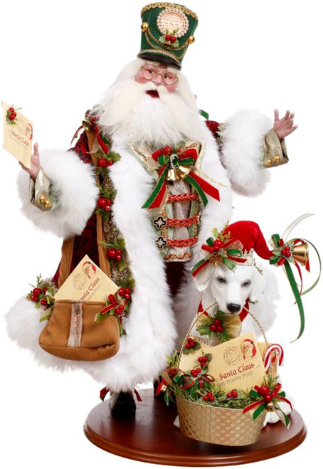 SANTA'S MAIL CALL WITH DOG - 51-58676