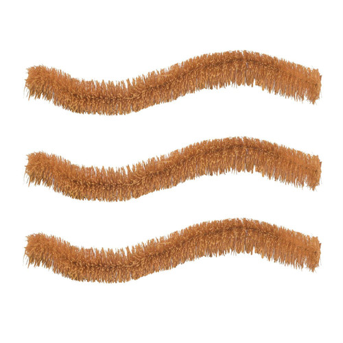 HALLOWEEN - FLEXIBLE FALL RUST SISAL HEDGE SET OF 3 - 6014710