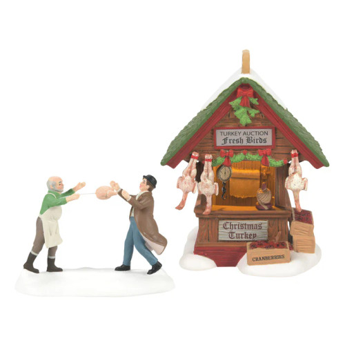DICKENS - DRESSED TURKEY AUCTION SET OF 2 - 6014727