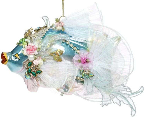BLUE JEWEL OF THE SEA FISH ORNAMENT - 36-54240 BLUE JEWEL OF THE SEA FISH ORNAMENT - 36-54240