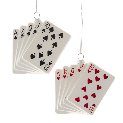 GLASS PLAYING CARDS - D4745