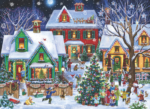 NEIGHBORHOOD CHRISTMAS JIGSAW PUZZLE - VC1317
