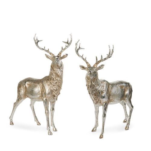 PEWTER REINDEER - 21 INCHES - 4511662