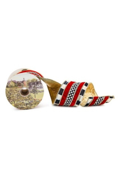 COURTLY REGAL RED 4" RIBBON - 35800-048