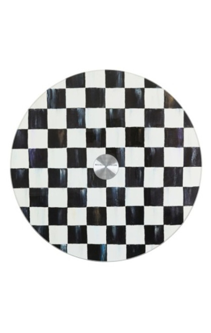 COURTLY CHECK GLASS LAZY SUSAN - 36070-40