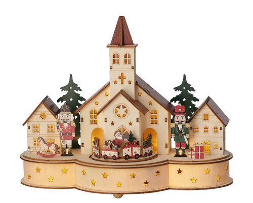 LED SCENERY - CHURCH AND VILLAGE - 487736