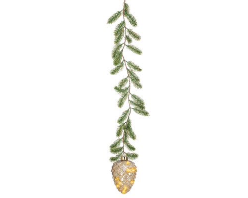 MICRO LED PINECONE WITH GARLAND - 489454 MICRO LED PINECONE WITH GARLAND - 489454