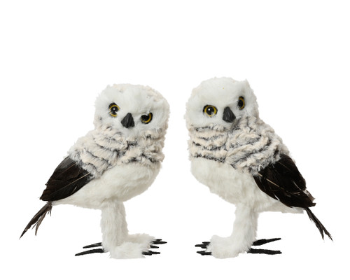 GREY FUR OWL - SMALL - 548605