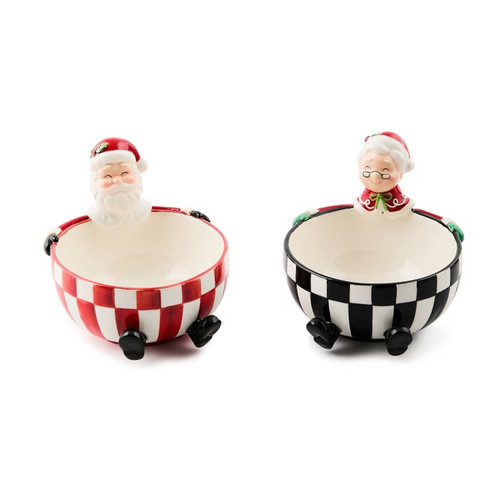 CHECK IT OUT CERAMIC SNACK BOWLS SET OF 2 - 35509-1233 CHECK IT OUT CERAMIC SNACK BOWLS SET OF 2 - 35509-1233