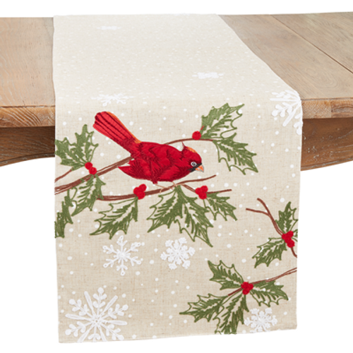 16"x70" NATURAL PERCHED CARDINAL RUNNER - 2710.N1670B 16"x70" NATURAL PERCHED CARDINAL RUNNER - 2710.N1670B