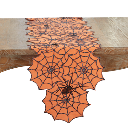 16"x70" ORANGE SPIDERWEB RUNNER - 5360.OR1670B 16"x70" ORANGE SPIDERWEB RUNNER - 5360.OR1670B
