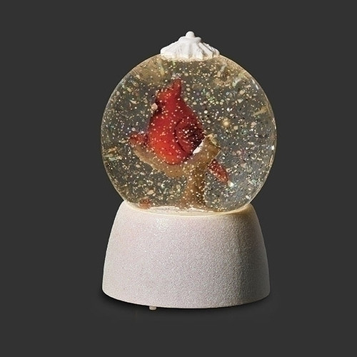 7.25" LIGHTED SWIRL ROTATING CARDINAL DOME - 138258