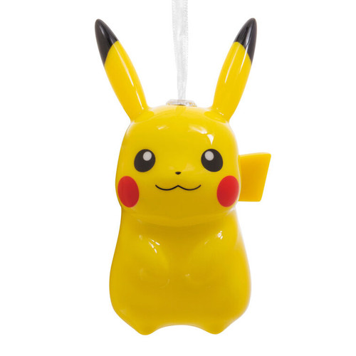 GLOSSY SHATTERPROOF PIKACHU POKEMON ORNAMENT - 3HCM4621 GLOSSY SHATTERPROOF PIKACHU POKEMON ORNAMENT - 3HCM4621