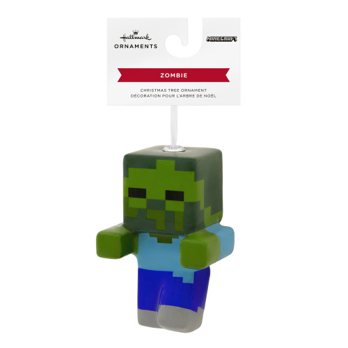 MINECRAFT ZOMBIE DECOUPAGE ORNAMENT - 3HCM4614 MINECRAFT ZOMBIE DECOUPAGE ORNAMENT - 3HCM4614