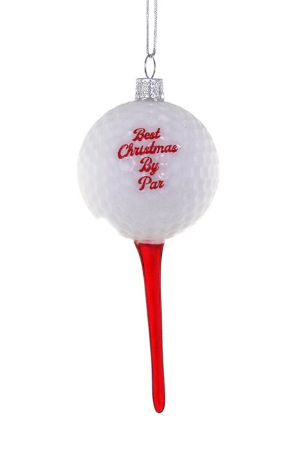 BEST CHRISTMAS BY PAR GOLF ORNAMENT - GL-902