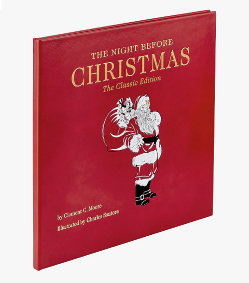 THE NIGHT BEFORE CHRISTMAS LEATHER BOUND EDITION - BSS-NGHT-BND-RED