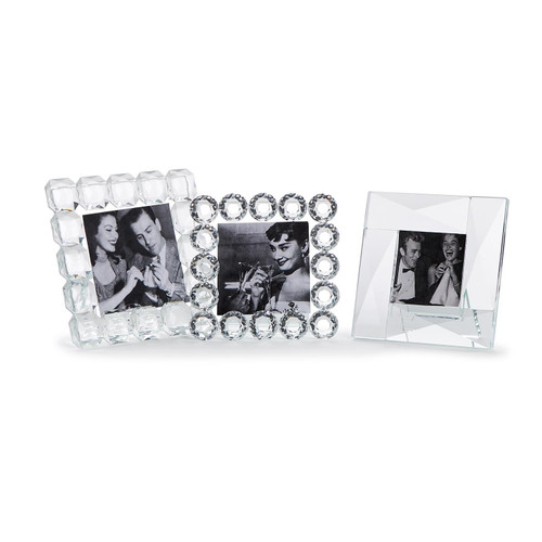 BRILLIANT CUT CRYSTAL FRAME - AMT011-ASST